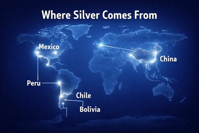 Who Controls the World’s Silver? Top Producers, Reserves and Supply Risks in a Tight Market