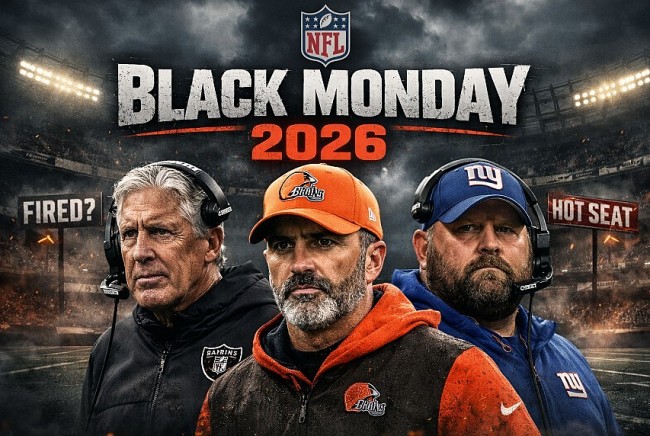 NFL Black Monday 2026 Explained: Which Head Coaches Are Most Likely to Be Fired