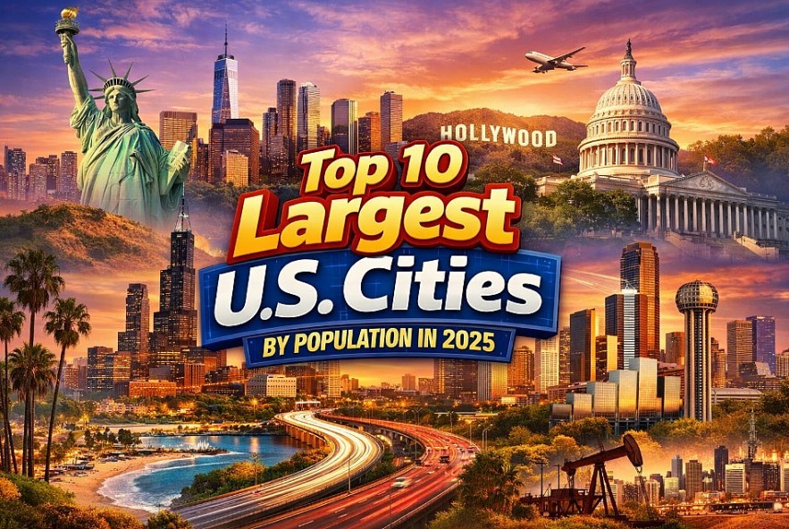 Top 10 Largest Cities in the United States by Population (2026)