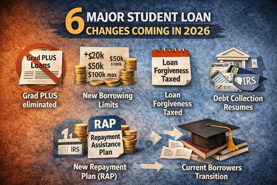 Student Loans Are Changing in 2026: 6 Rules That Will Reshape How Americans Borrow and Repay Student Loans Are Changing in 2026: 6 Rules That Will Reshape How Americans Borrow and Repay