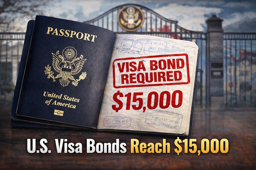 U.S. Visa Bonds Reach $15,000 U.S. Visa Bonds Reach $15,000