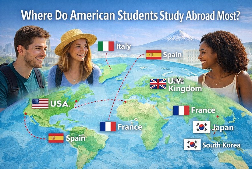 U.S. Students Studying Abroad: Top 10 Destination Countries and Why