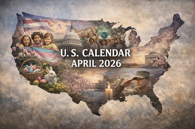 U.S. Calendar in April 2026: Holidays, Observances, and Major Events