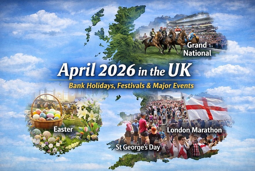 UK Calendar in April 2026