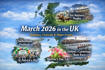 UK Calendar March 2026: Major Holidays, Festivals and Key Events