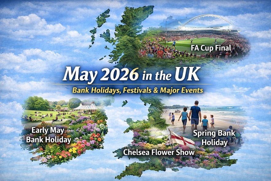 UK Calendar May 2026: Bank Holidays, Festivals and Major Events
