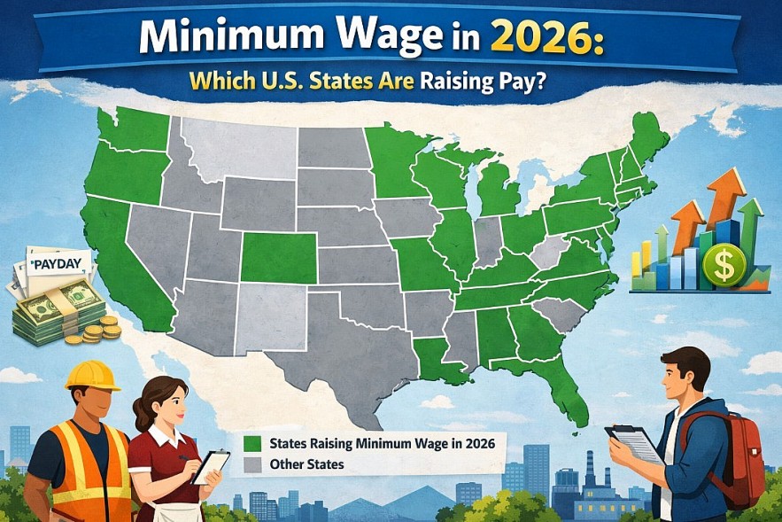 which states increased minimum wage in 2026