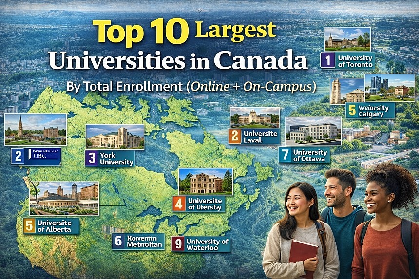 Largest Universities in Canada Largest Universities in Canada