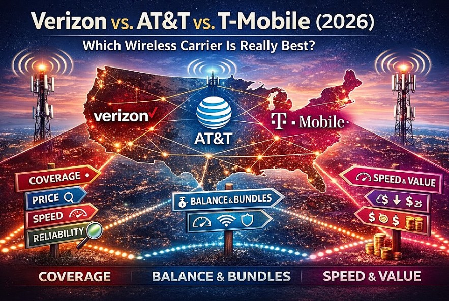 Verizon vs. AT&T vs. T-Mobile (2026): The Deep Comparison Americans Actually Need