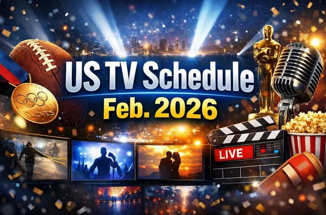 february 2026 us tv schedule every new and returning movie show