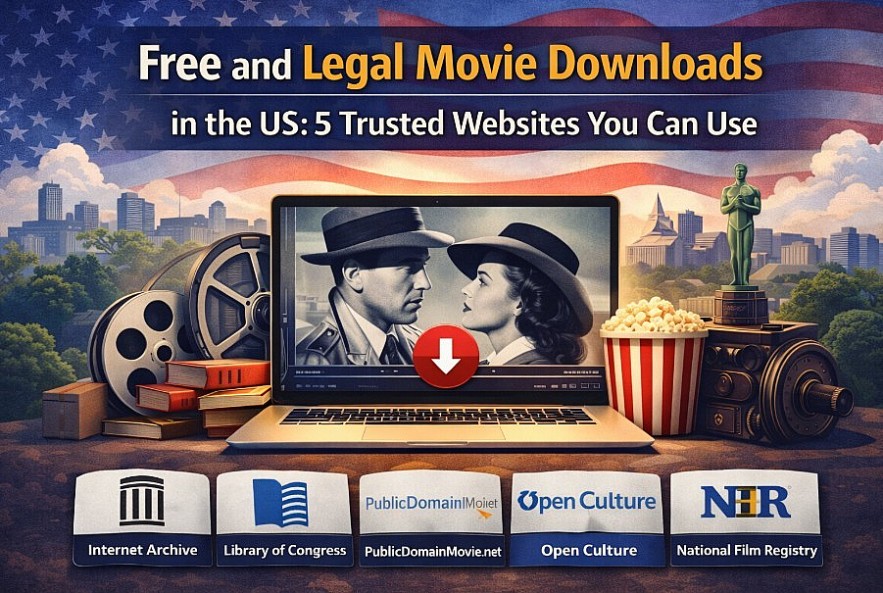 Free and Legal Movie Downloads in the US: 5 Trusted Websites You Can Use