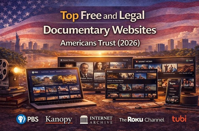 Top 5 Free and Legal Documentary Websites Americans Trust