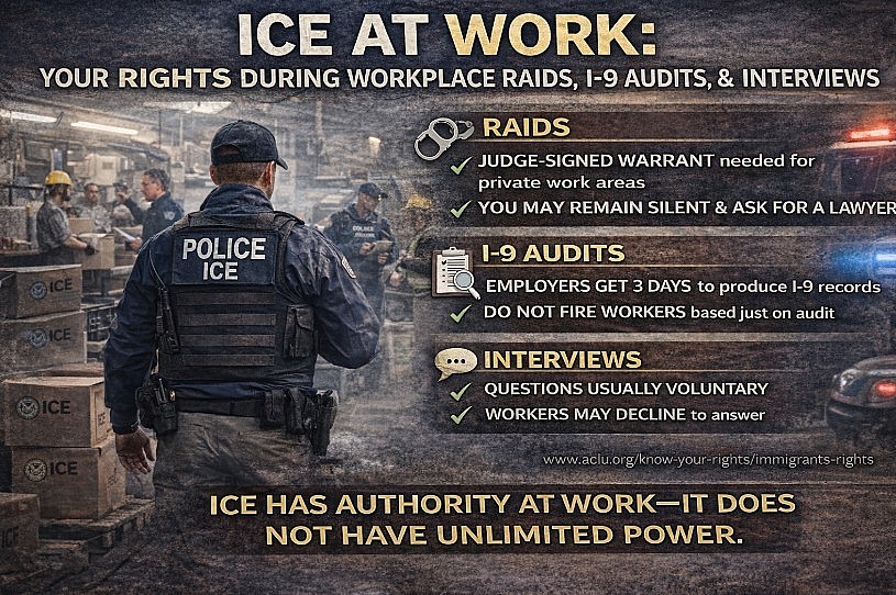 What happens when ICE comes to work?