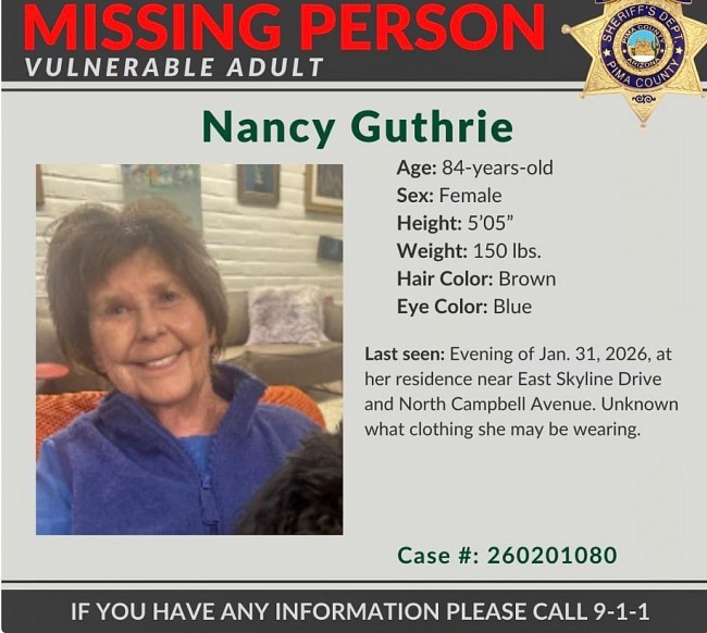 Nancy Guthrie Missing Update: FBI Arrests Fake Ransom Suspect