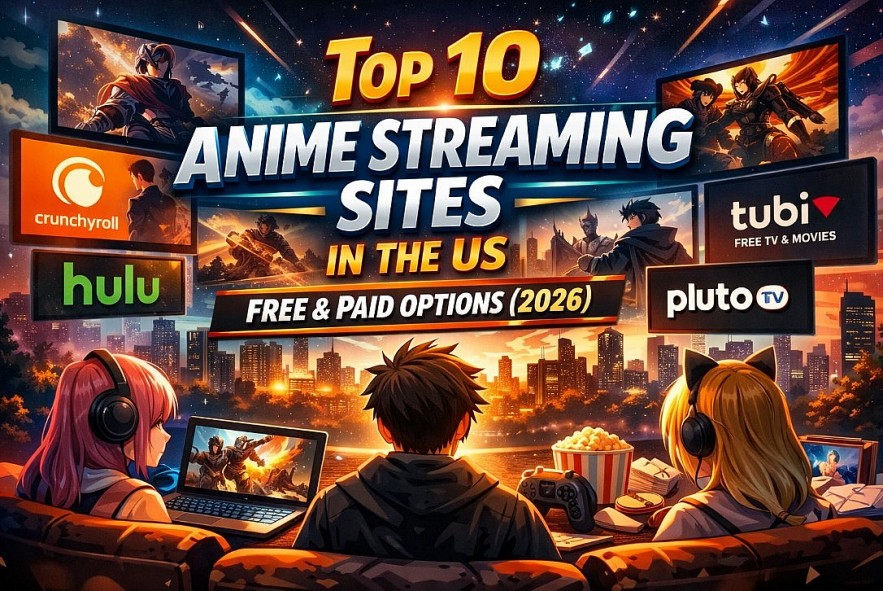 Top 10 Best Anime Streaming Websites in the US: Free & Paid