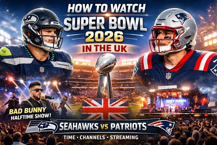 Watch Super Bowl in UK