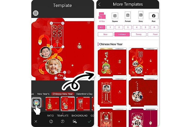 Create Digital Red Envelopes for Chinese New Year