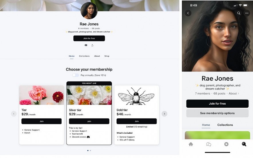 You can decide how your free option appears to visitors to your Patreon You can decide how your free option appears to visitors to your Patreon