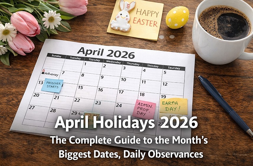 April Holidays 2026: The Complete Guide to Key Dates, Major Observances April Holidays 2026: The Complete Guide to Key Dates, Major Observances