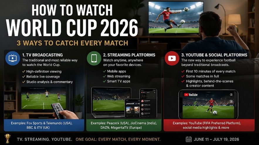 The Three Main Ways to Watch the World Cup in 2026
