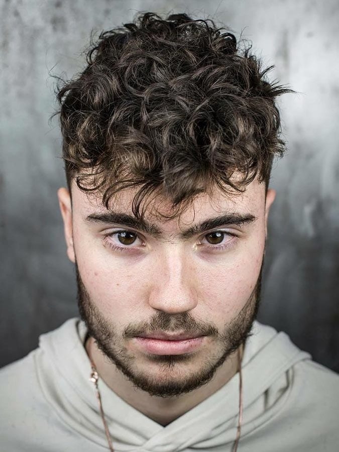 How curly men hair would look like in 2021?
