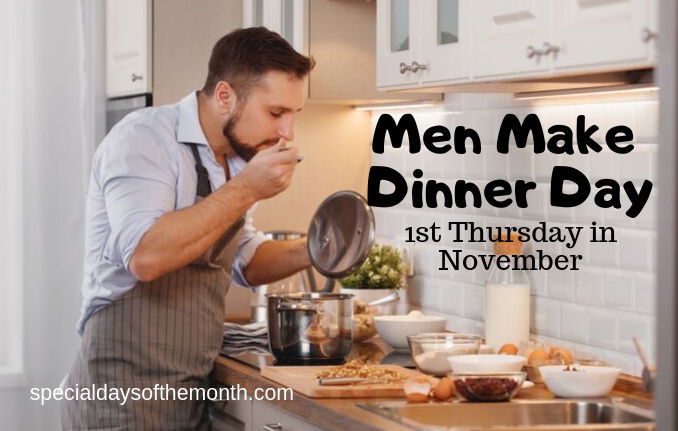 What is National Men Make Dinner Day