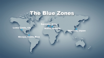 A discovery of five Blue Zones