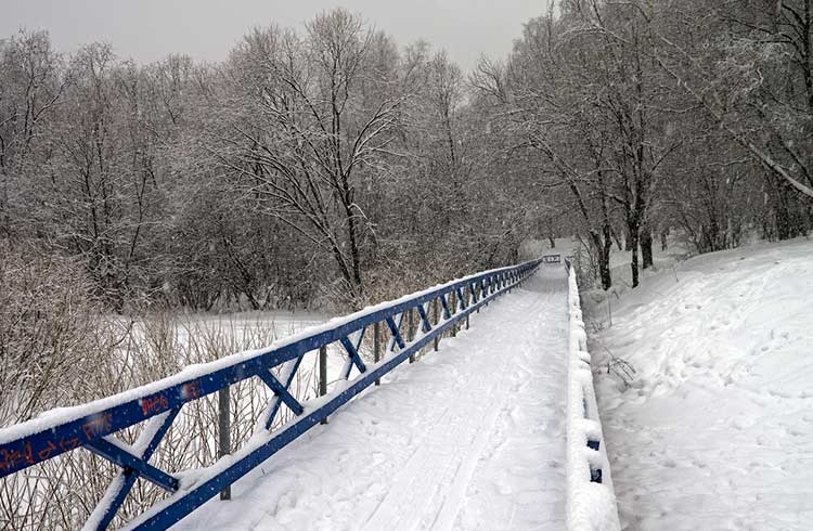 4643 snow covered ravine in russia istock