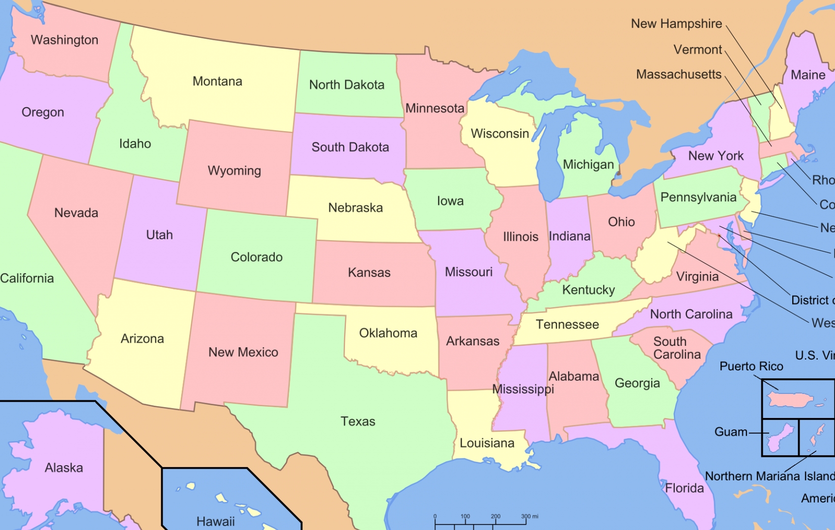 Top 7 Most Populous States in America Today