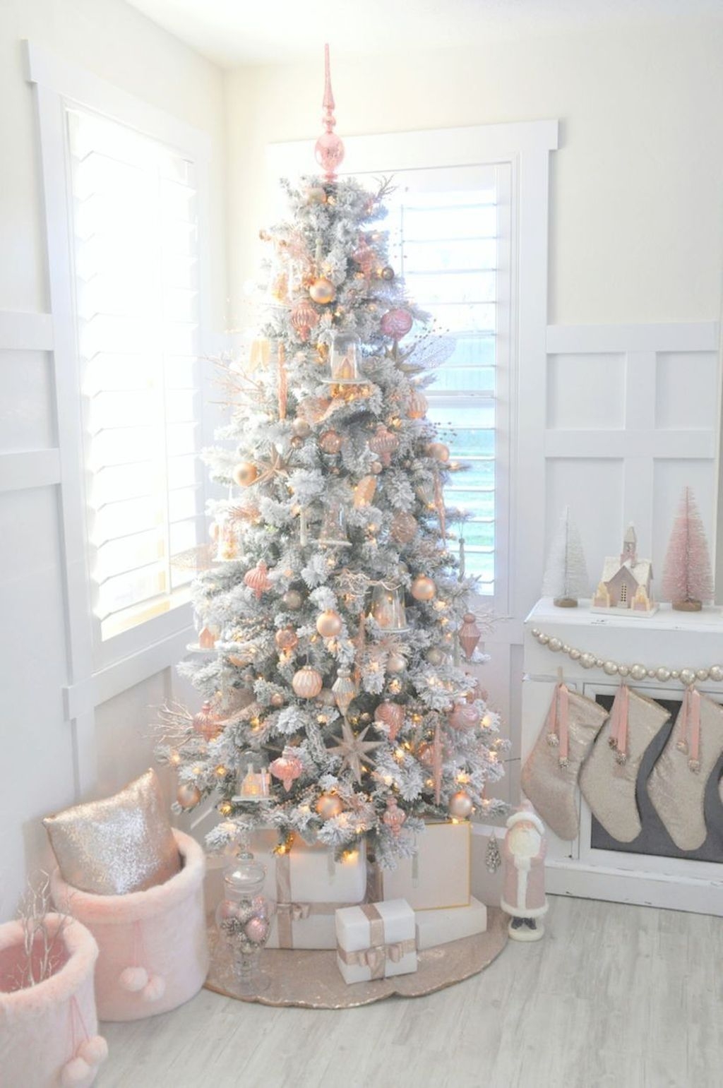4246 lovely white christmas tree ideas with traditional style 01