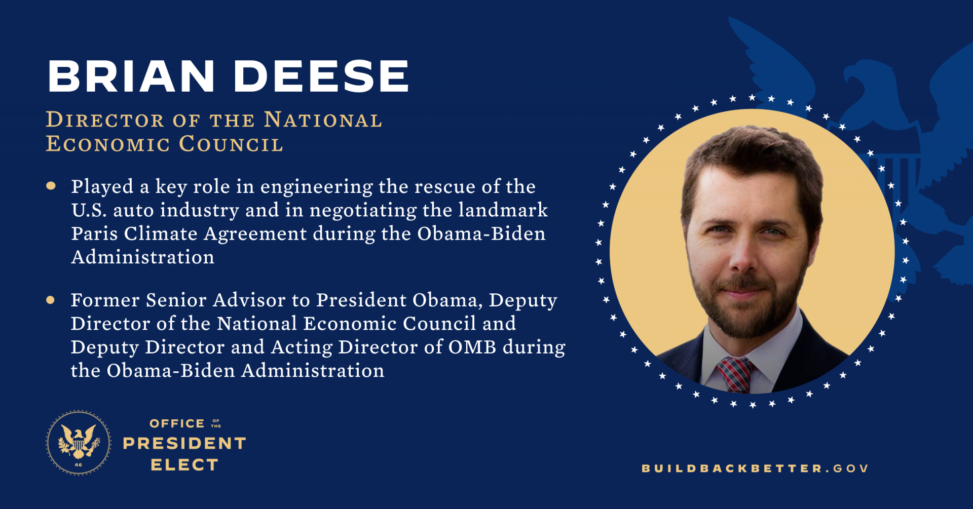 Who is Brian Deese - Biden's Pick for Director of National Economic Council: Biography, Career, Personal Life and Profile