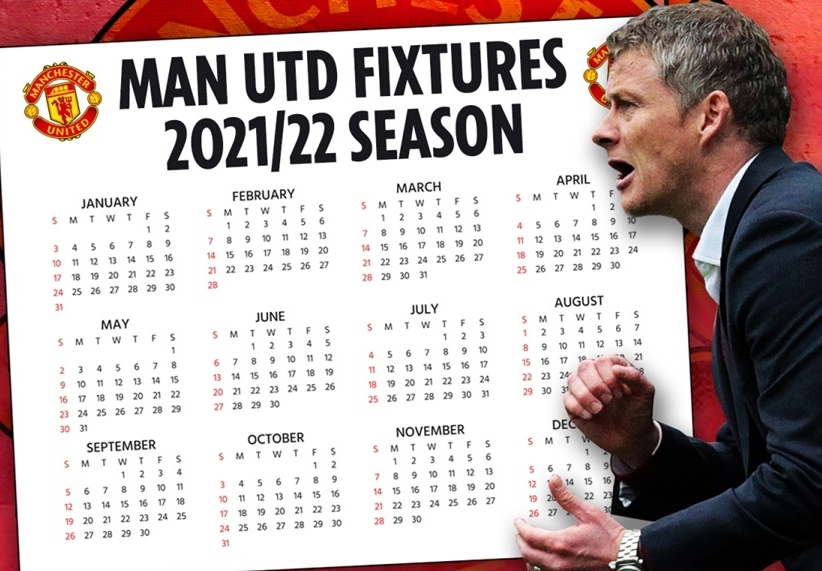 Manchester United: Full Fixtures, Match Schedules and Key Dates - Premier League 2021-22