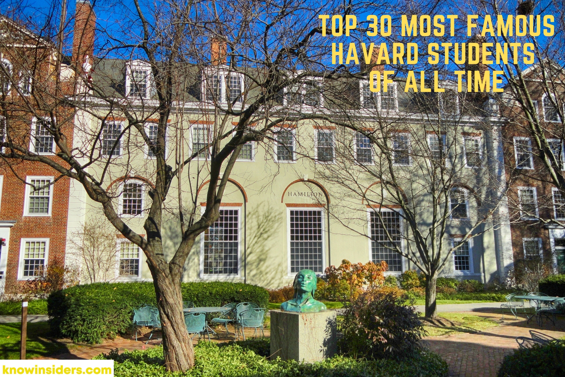 Top 30 Most Famous Havard Students Of All Time