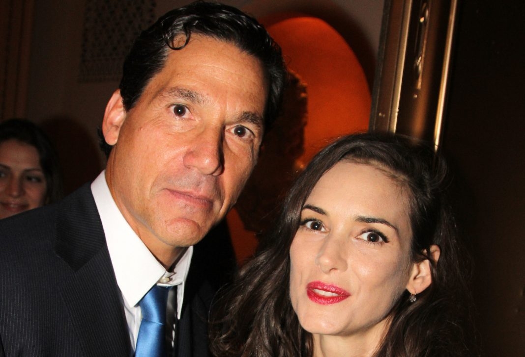 Mathew Rosengart with client Winona Ryder in 2014. Photo Getty