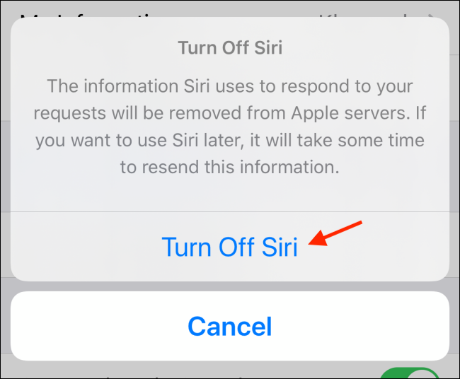 how to turn off siri on your iphone or ipad
