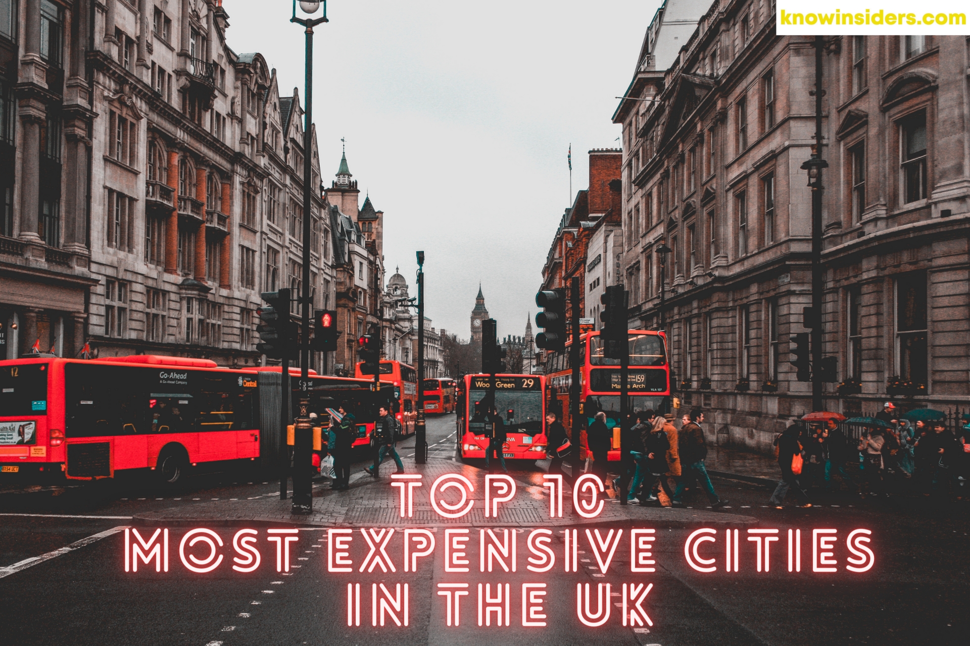 Top 10 Most Expensive Cities In The UK