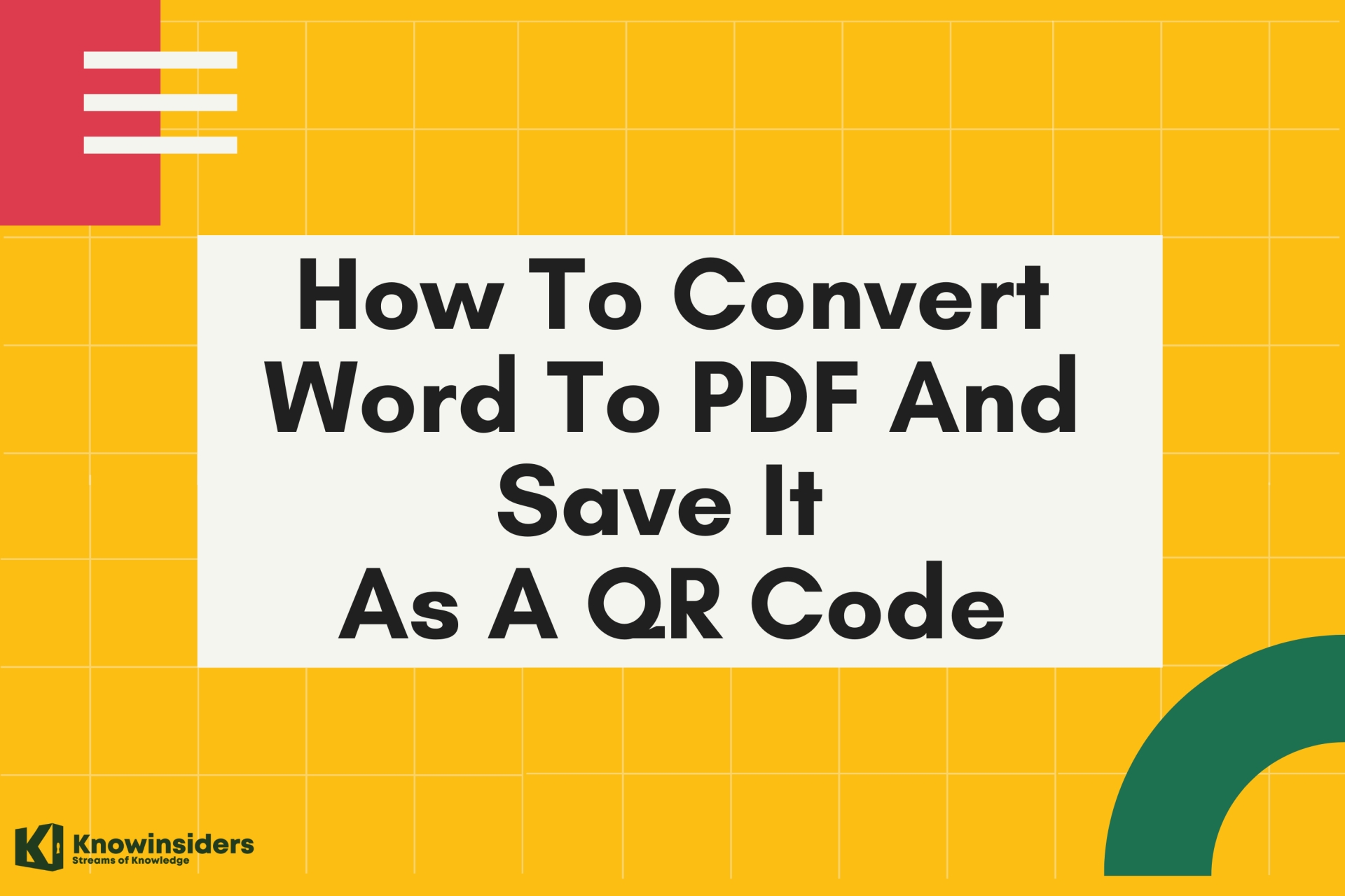 Easy Steps To Convert A Word Document Into A PDF And Save It As A QR Code