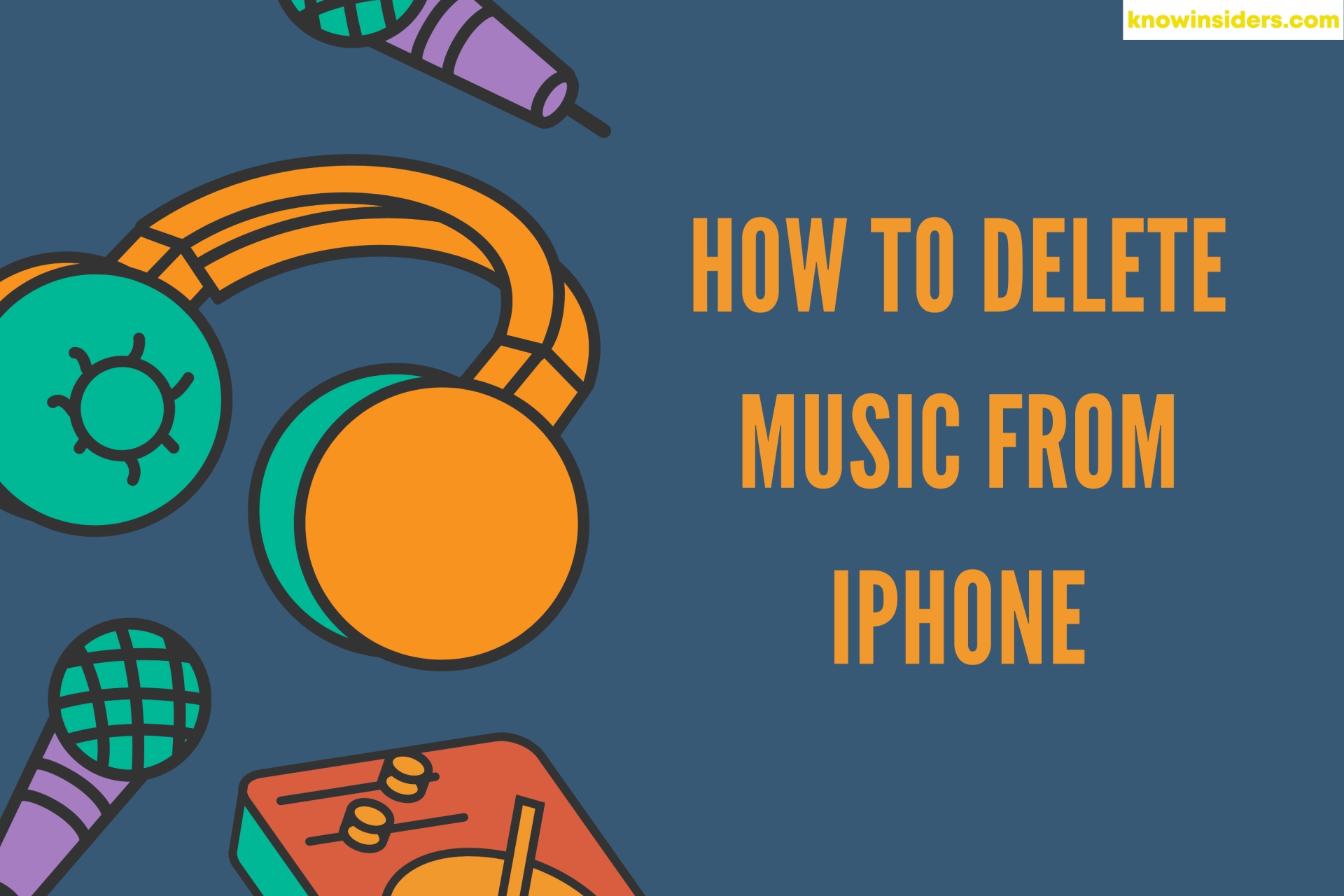 How To Delete Music From iPhone via App, Setting
