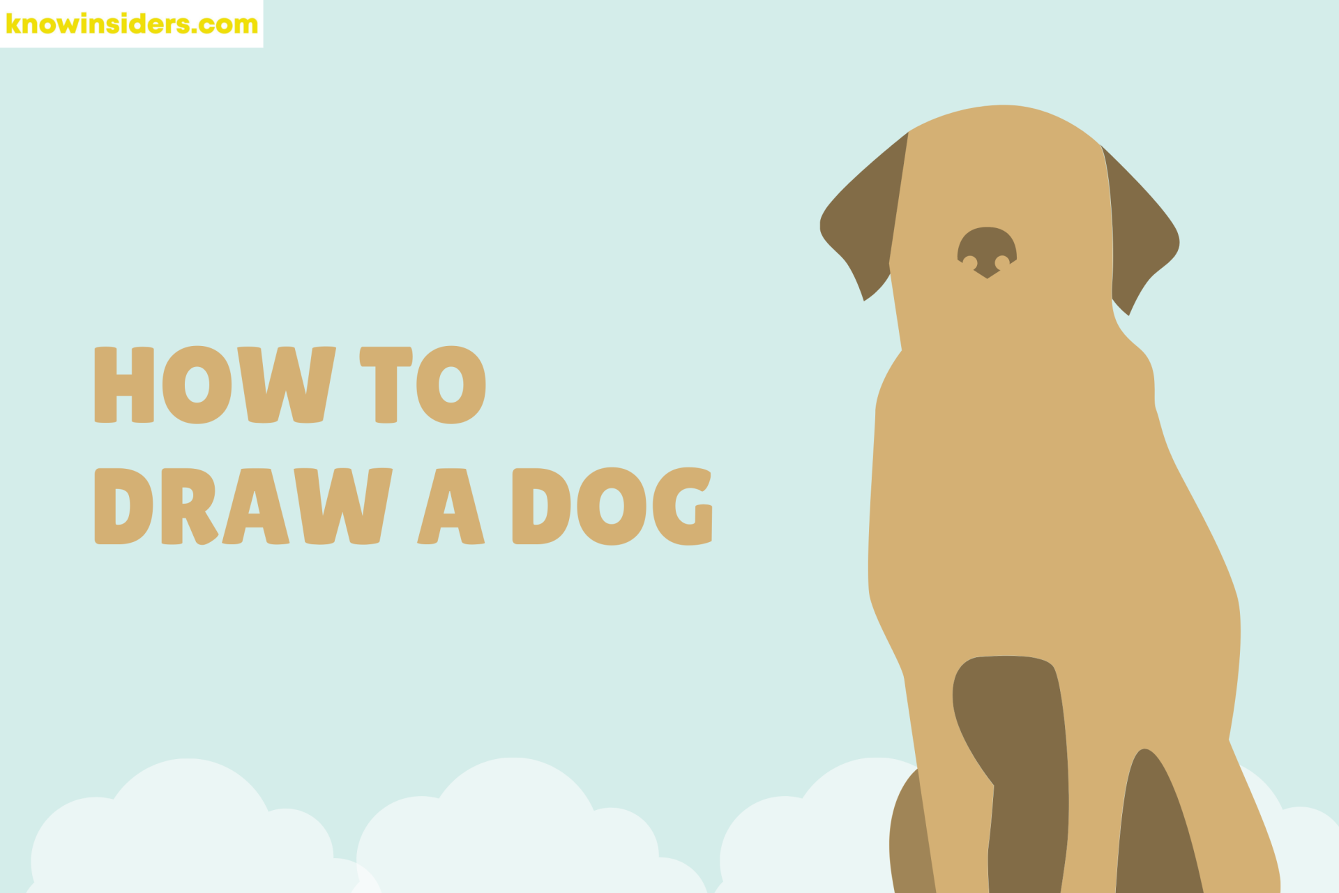 How To Draw A Dog With Easy Steps