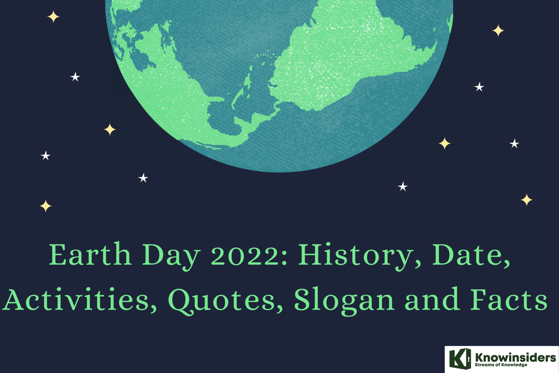 earth day history date activities quotes slogan and facts