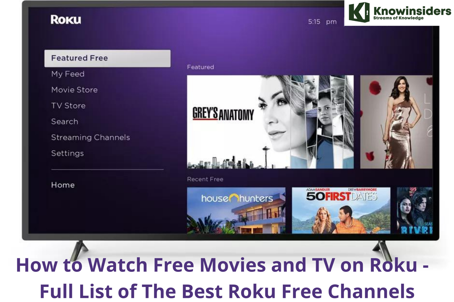 How to Watch Free Movies and TV on Roku -  Full List of The Best Roku Free Channels