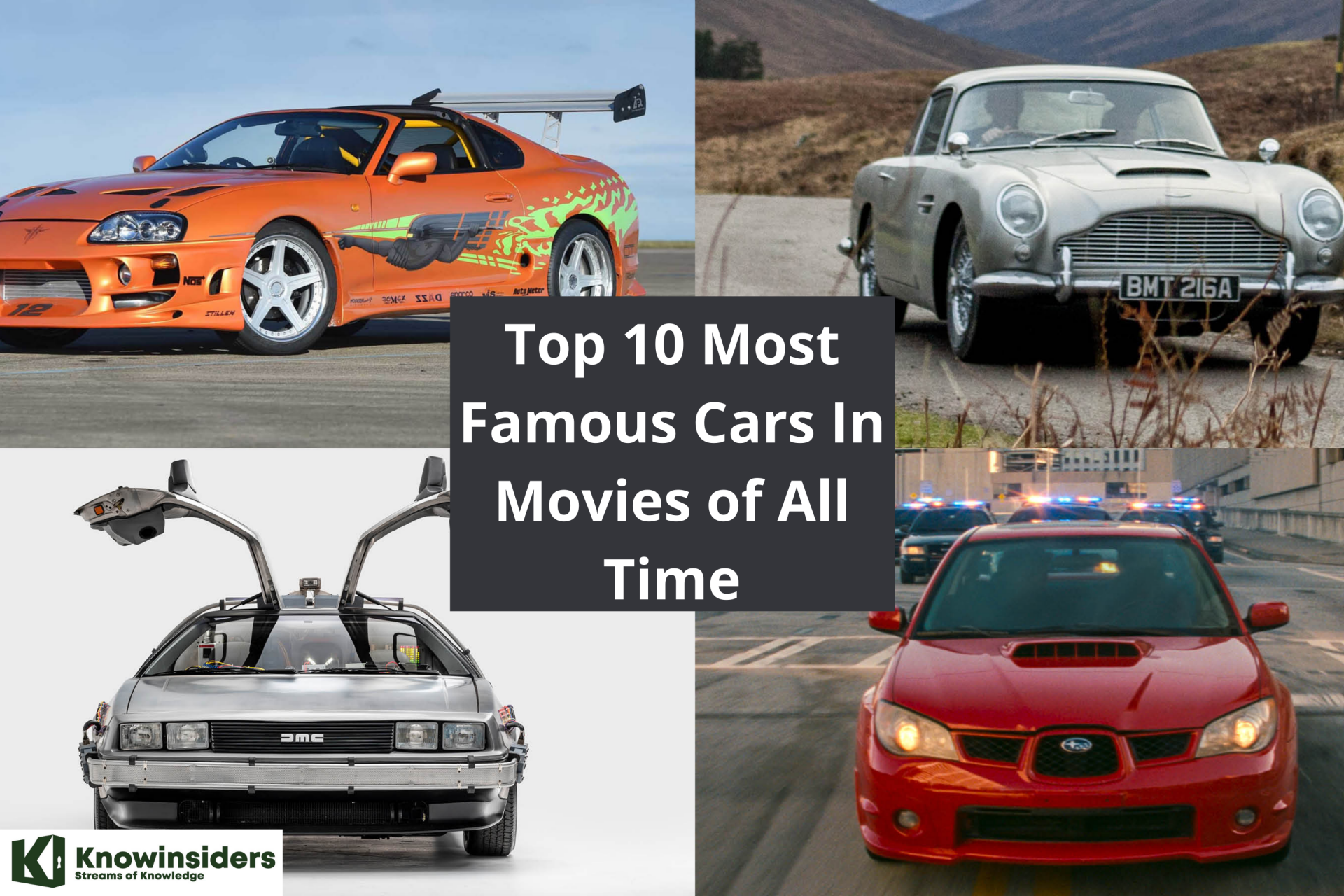 Top 10 Most Famous Cars In Movies of All Time