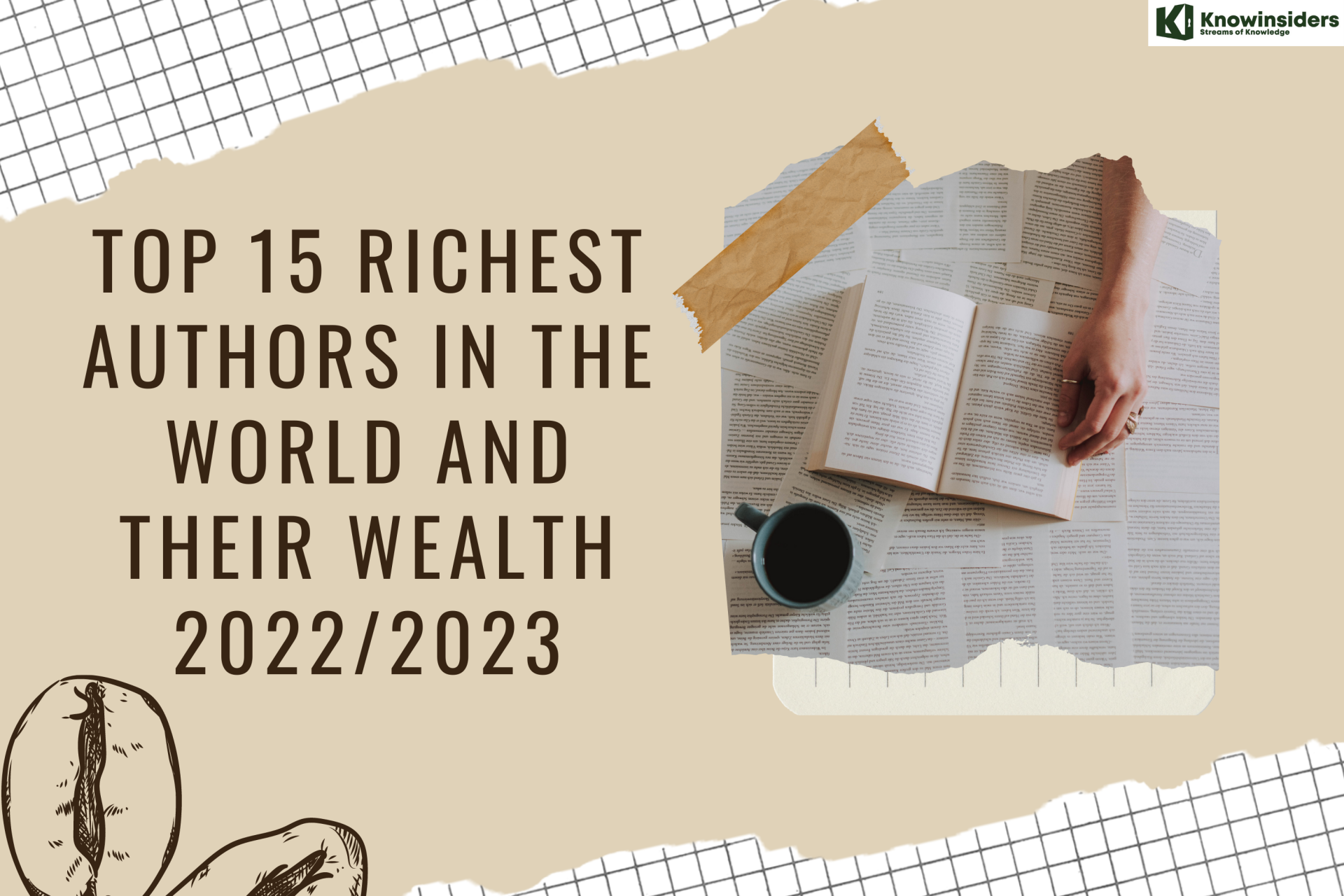Top 15 Richest Authors In The World and Their Wealth 2022/2023