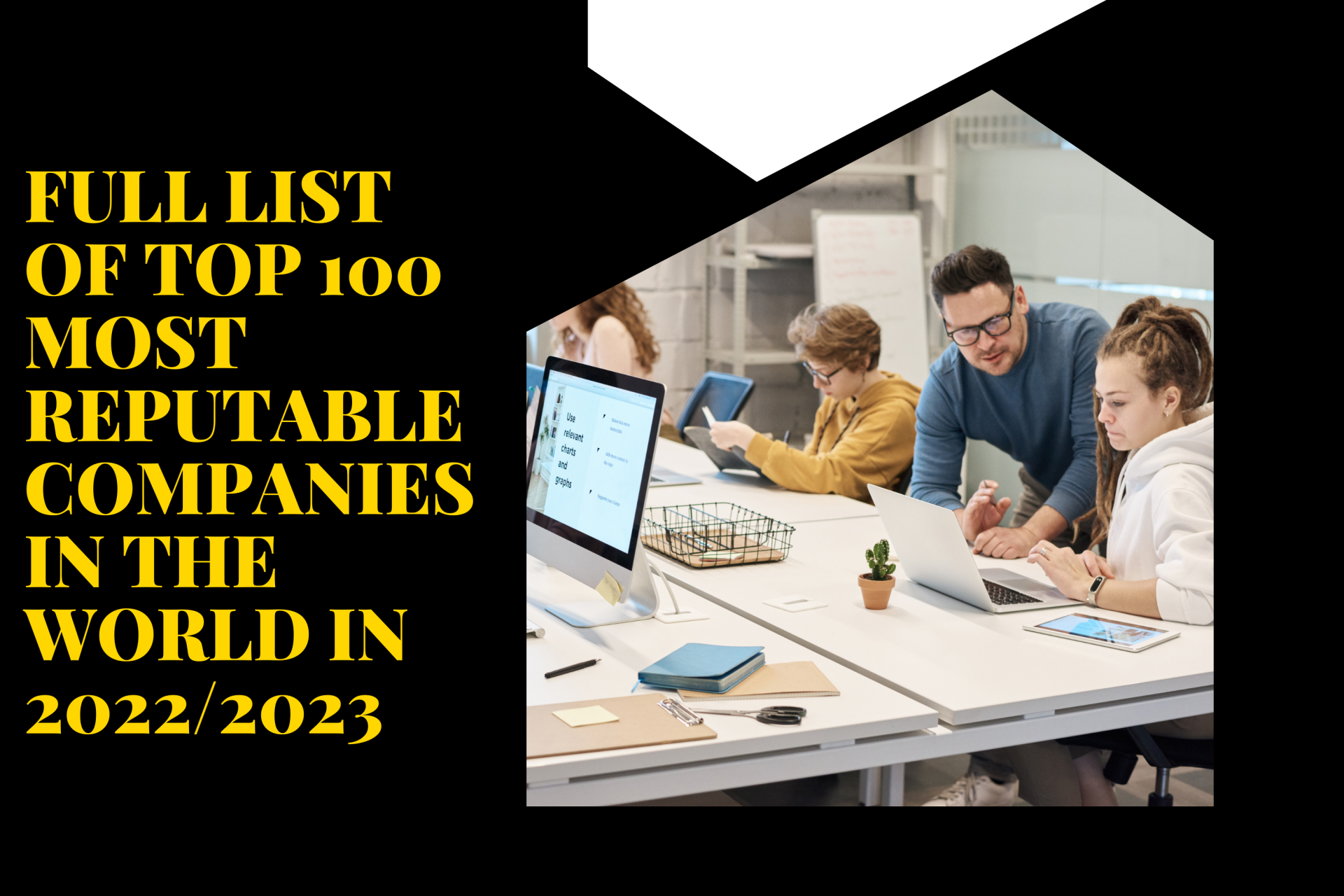 Full List of Top 100 Most Reputable Companies In The World