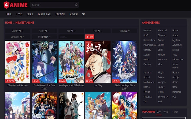 Best Alternatives of Genoanime an Anime streaming site