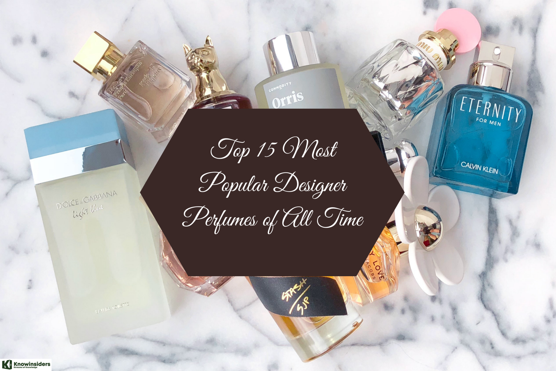 Top 15 Most Popular Designer Perfumes of All Time. Photo: KnowInsiders