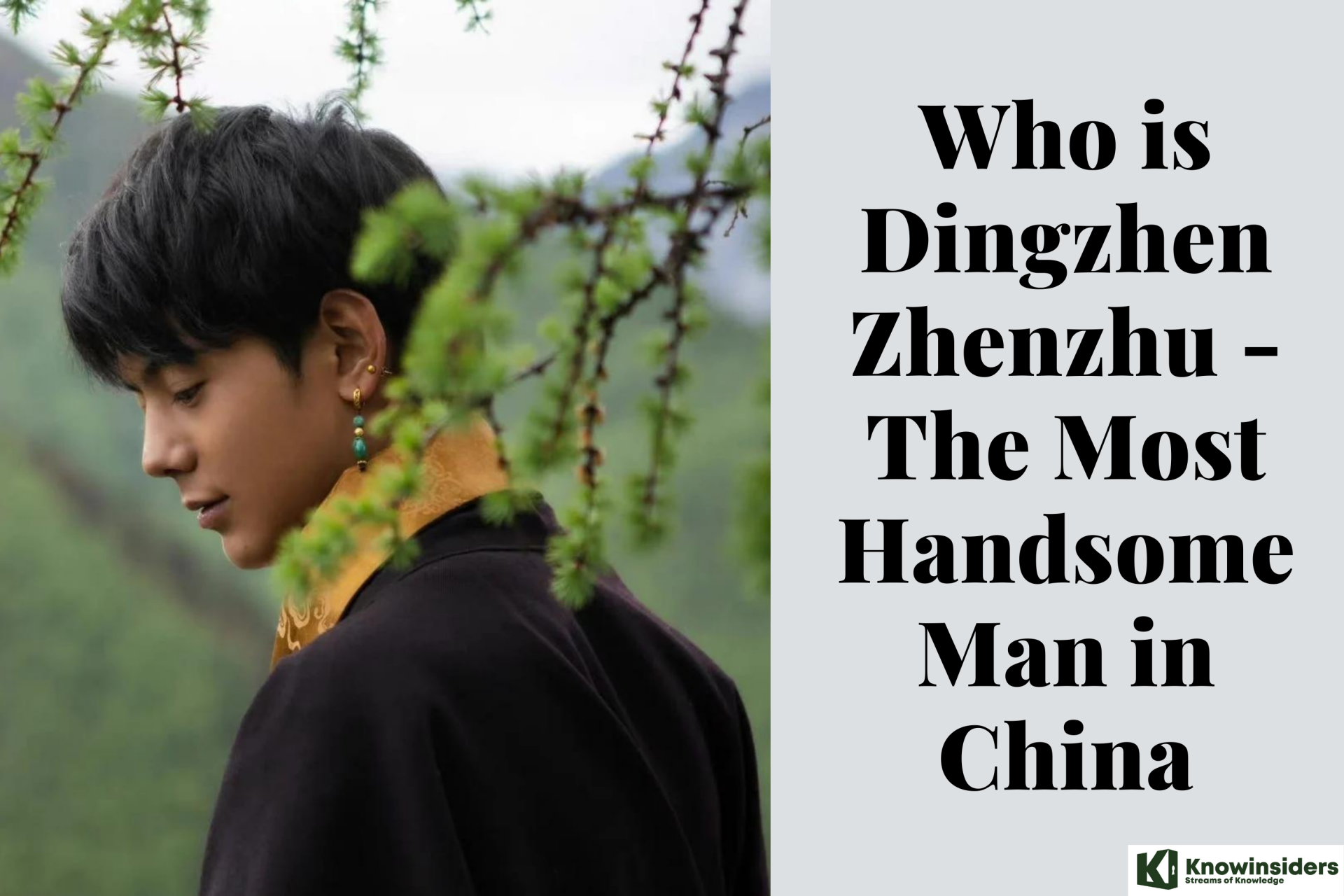 Who is Dingzhen Zhenzhu - The Most Handsome Man in China