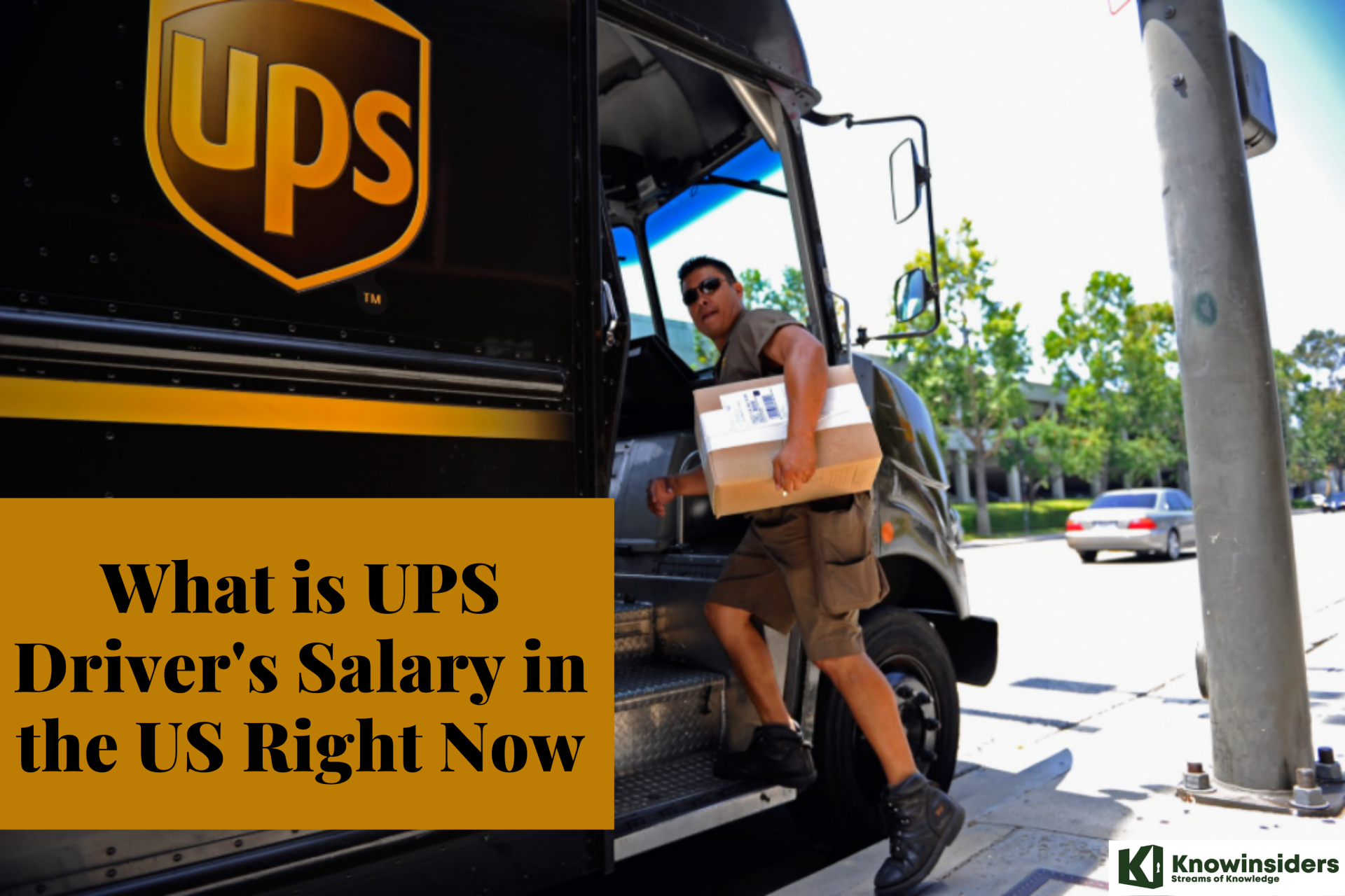 What is UPS Driver's Salary in the US Right Now