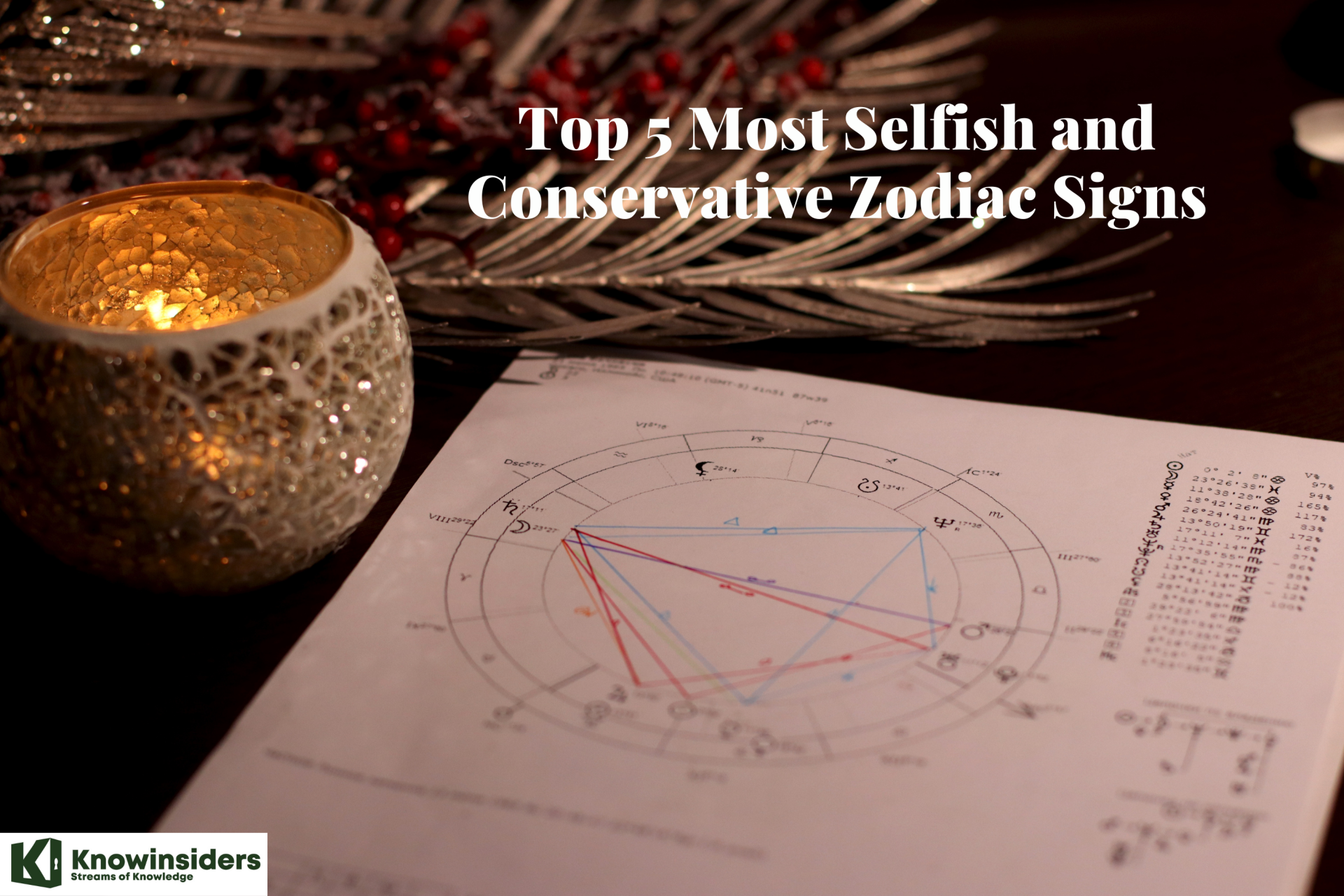 Top 5 Most Selfish and Conservative Zodiac Signs