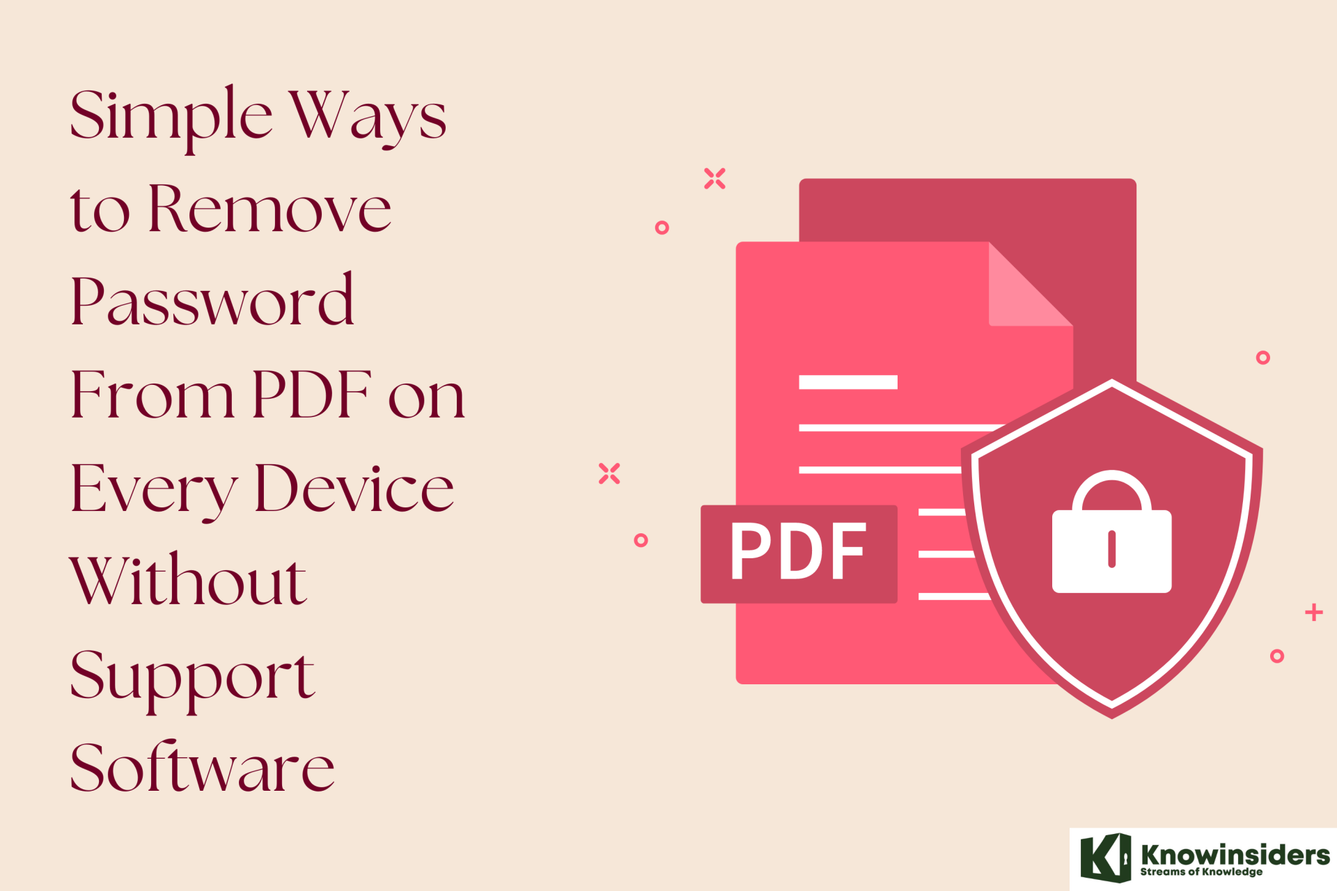 Simple Ways to Remove Password From PDF on Every Device Without Support Software